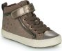 GEOX J kalispera sneakers grijs Imitatieleer - Thumbnail 3
