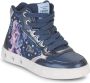 Geox Hoge sportschoenen voor meisjes Skylin Blauw Dames - Thumbnail 2