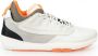 Geox Veterschoenen met ronde neus en merkzool White Dames - Thumbnail 2