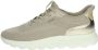 Geox Beige Casual Textiel Sneakers met 3 cm Rubberen Zool Beige Dames - Thumbnail 3