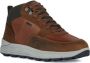 Geox Bruin Leren Enkellaarsjes Brown Heren - Thumbnail 2