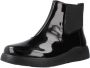 Geox Klassieke Chelsea Boots van zwart leer - Thumbnail 2