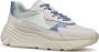 GEOX DIAMANTA DAMES Sneakers LICHTBLAUW MELKWIT - Thumbnail 3