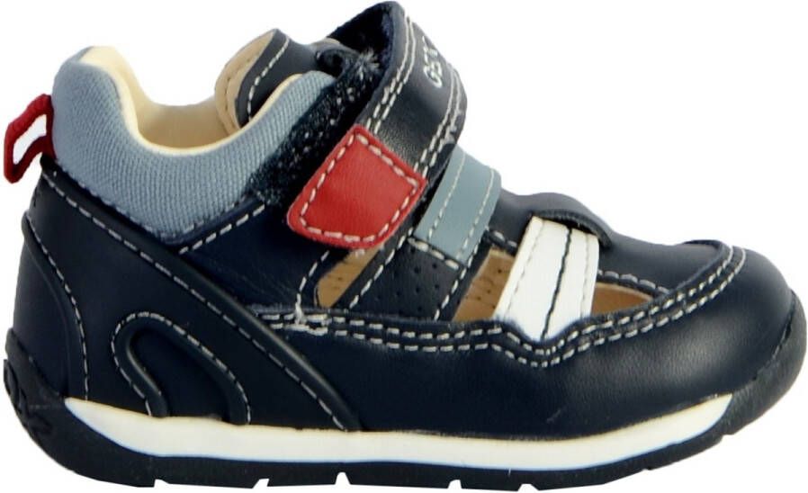 GEOX B Each Boy A Jongens Sneakers Blauw Wit