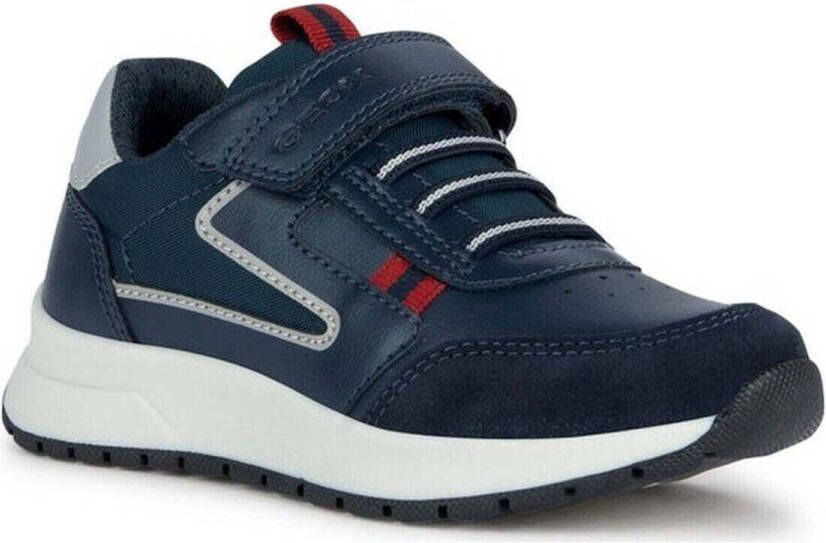 GEOX BRIEZEE JONGENS Sneakers MARINEBLAUW DONKERROOD - Foto 3
