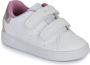 GEOX ECLYPER PEUTER Sneakers WIT ROZE - Thumbnail 2