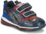 GEOX Todo A Sneakers Navy Red Kinderen - Thumbnail 3