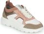 GEOX Spherica C Sneakers Dames Off White Dark Rose - Thumbnail 3