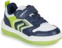 GEOX BUZZERLIGHT JONGENS Sneakers MARINEBLAUW LIME - Thumbnail 2