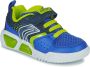 GEOX J Inek Boy jongens sneaker Blauw multi - Thumbnail 2