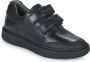 GEOX J Riddock Touch Fastening Leather Shoe (Black) - Thumbnail 2