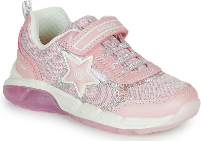 Geox Sneakers J SPAZIALE GIRL schoen met knipperlichtje met blinkende loopzool - Foto 2