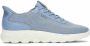 Geox Blauwe Casual Textiel Sneakers Vrouwen Blue Dames - Thumbnail 10