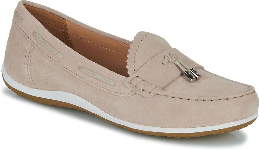 Geox Loafers van leer met applicatie