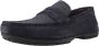Geox Blauwe Mocassin Loafers voor Mannen Blue Heren - Thumbnail 2