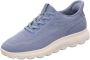 Geox Blauwe Casual Textiel Sneakers Vrouwen Blue Dames - Thumbnail 8