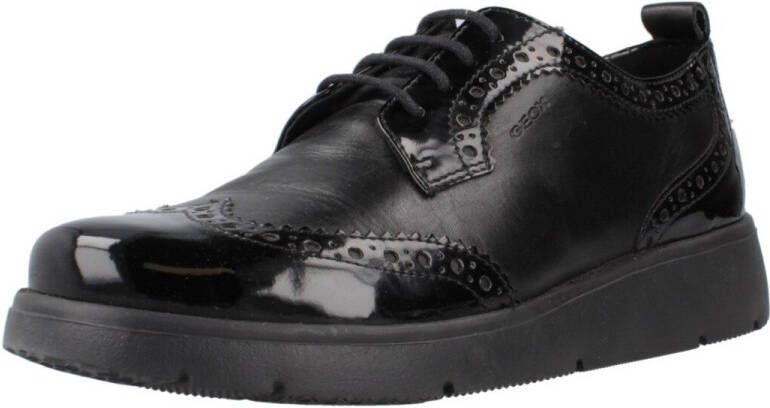 Geox Stijlvolle Lace-up Laarzen voor Vrouwen Black Dames - Foto 5