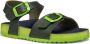 GEOX GHITA TIENERS Sandalen DONKERGROEN LIME - Thumbnail 2