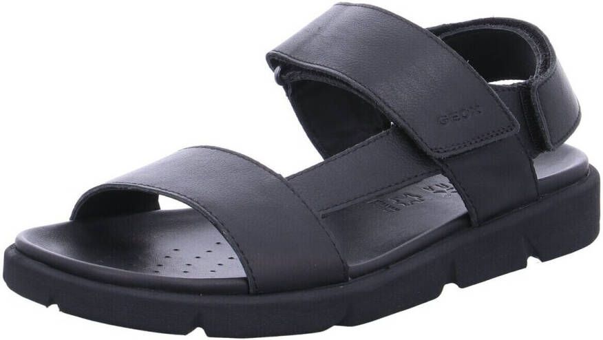 Geox Zwarte platte sandalen voor mannen Black Heren - Foto 3