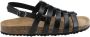 Geox Stijlvolle platte sandalen voor vrouwen Black Dames - Thumbnail 2
