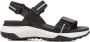 Geox Zwarte platte sandalen voor vrouwen Black Dames - Thumbnail 21