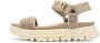 Geox Stijlvolle platte sandalen voor vrouwen Beige Dames - Thumbnail 8
