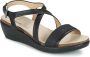 Geox Flat Sandals Black Dames - Thumbnail 2