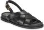 GEOX ADELASH DAMES Sandalen ZWART - Thumbnail 2