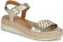 Geox Stijlvolle platte sandalen voor vrouwen Yellow Dames - Thumbnail 3