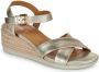 GEOX ISCHIA CORDA DAMES Sandalen LICHT GOUD - Thumbnail 3