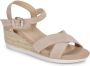 GEOX ISCHIA CORDA DAMES Sandalen ROZEGETINT BEIGE - Thumbnail 2