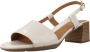 Geox Elegante High Heel Sandalen Beige Dames - Thumbnail 3