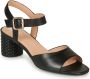 Geox black elegant open sandals Zwart Dames - Thumbnail 2