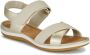 Geox Stijlvolle platte sandalen voor de zomer Beige Dames - Thumbnail 1