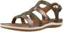Geox Vega Platte Sandalen Green Dames - Thumbnail 3