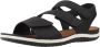 GEOX D SANDAL VEGA vrouwen Sandalen zwart - Thumbnail 3