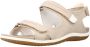 Geox Sandalen in taupe in glanzende look model 'VEGA' - Thumbnail 3