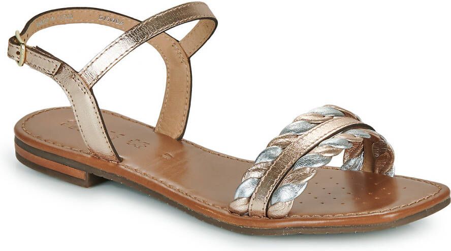 GEOX D SOZY Q A Sandalen GOLD SILVER