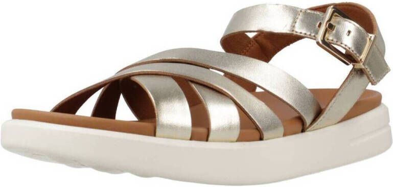 GEOX XAND 2S DAMES Sandalen LICHT GOUD