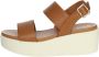 Geox Wig Sandalen Brown Dames - Thumbnail 3