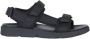 Geox Zwarte platte sandalen voor mannen Black Heren - Thumbnail 2