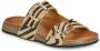 GEOX D55Y3I~~~~~~~~~~~~~~~~~~~~~~~~ Dames slippers Wit beige - Thumbnail 3