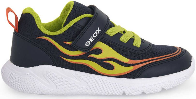 GEOX SPRINTYE JONGENS Sneakers MARINEBLAUW LIMOEN - Foto 2