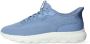 Geox Blauwe Casual Textiel Sneakers Vrouwen Blue Dames - Thumbnail 3