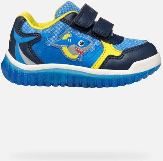 GEOX LIGHTYLOO PEUTERJONGENS Sneakers MARINEBLAUW AZUURBLAUW - Foto 2