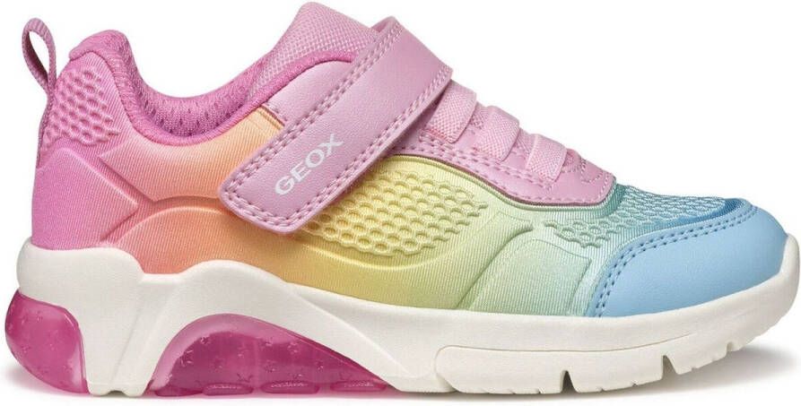GEOX FADINLIGHT MEISJES Sneakers ROZE VEELKLEURIG - Foto 2