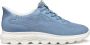 Geox Blauwe Casual Textiel Sneakers Vrouwen Blue Dames - Thumbnail 13