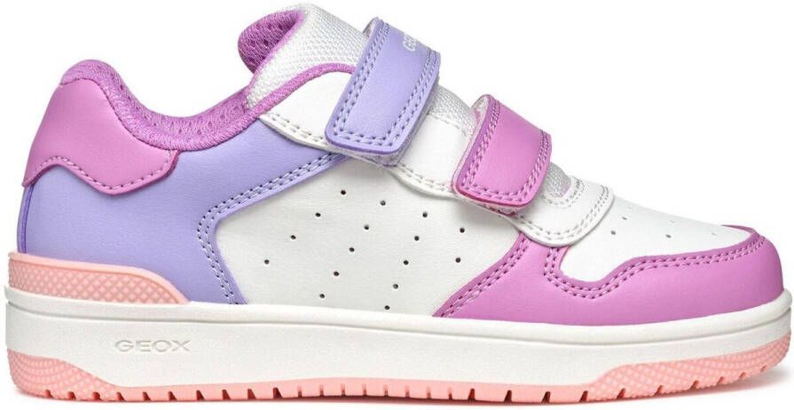 GEOX WASHIBA TIENERS Sneakers WIT CYCLAAM - Foto 3