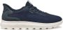 Geox Blauwe Casual Textiel Sneakers met 3cm Rubberen Zool Blue Heren - Thumbnail 21