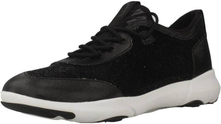 Geox Sneakers Black Gray Yellow Dames - Foto 2